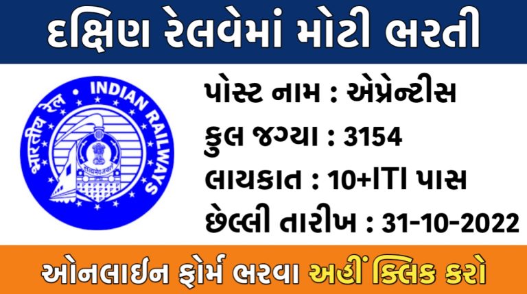 Southern Railway Apprentice Recruitment 2022