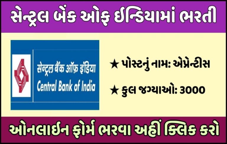 Central Bank of India Apprentice Recruitment 2024