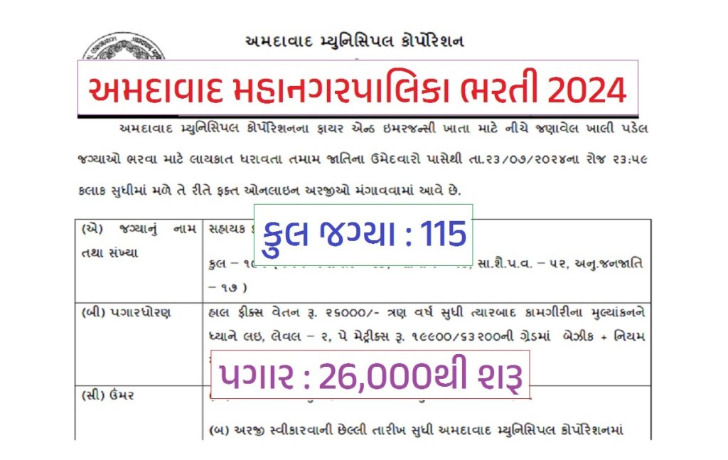 AMC Recruitment 2024