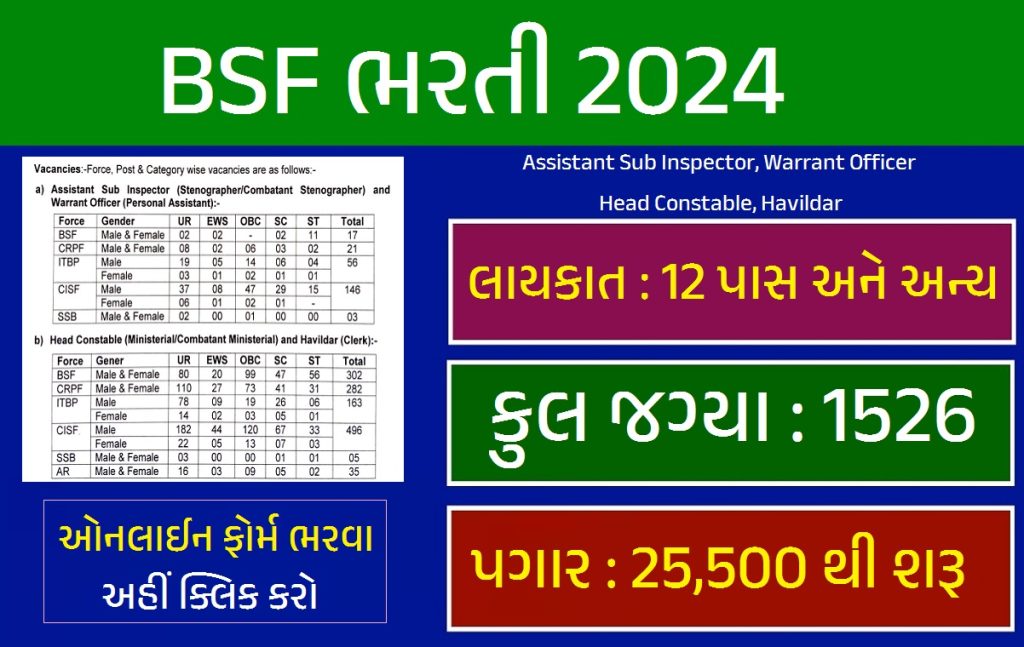 BSF Recruitment 2024