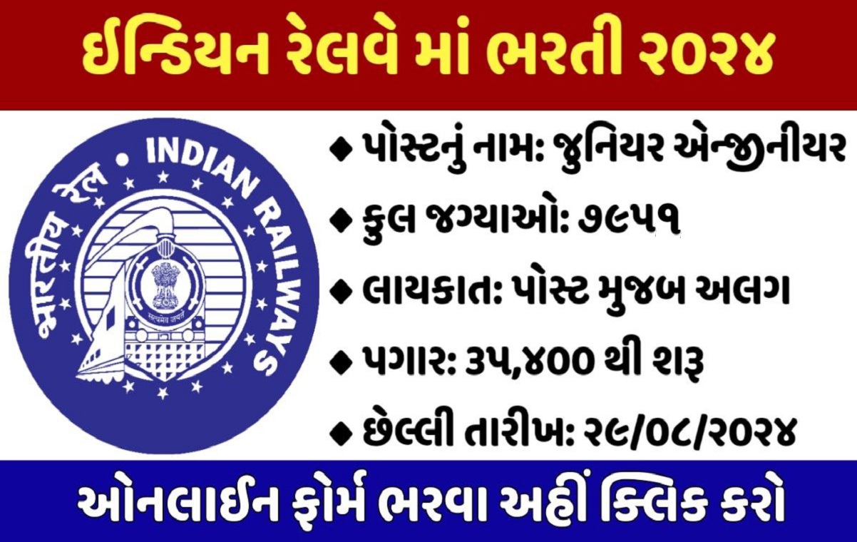 RRB JE Recruitment 2024