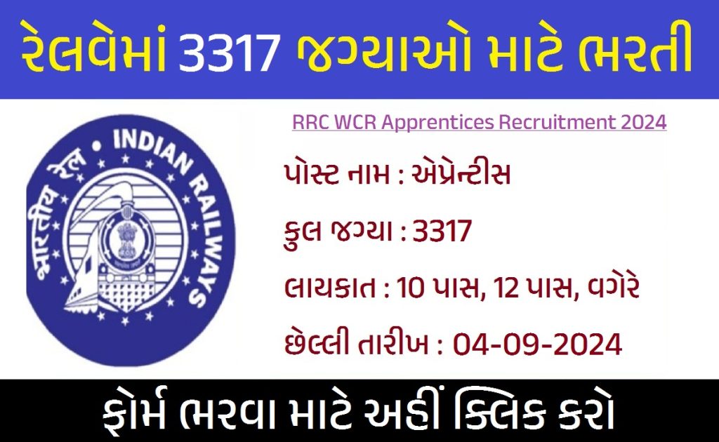 RRC WCR Apprentices Recruitment 2024