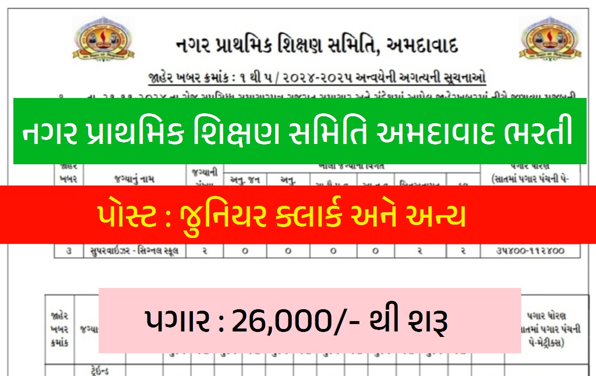 AMC School Board Recruitment 2024