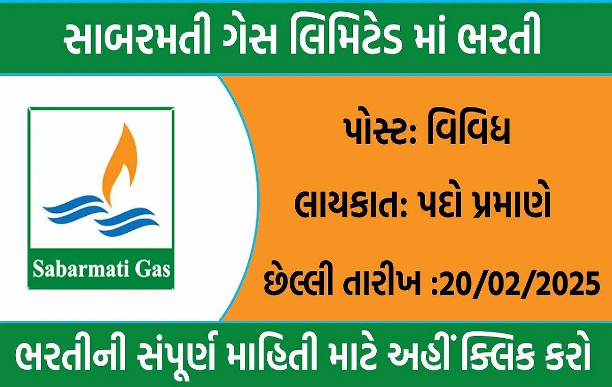 Sabarmati Gas Ltd Recruitment 2025