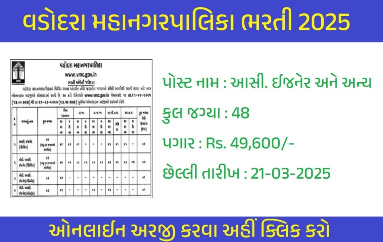 VMC Assistant Engineer Recruitment 2025