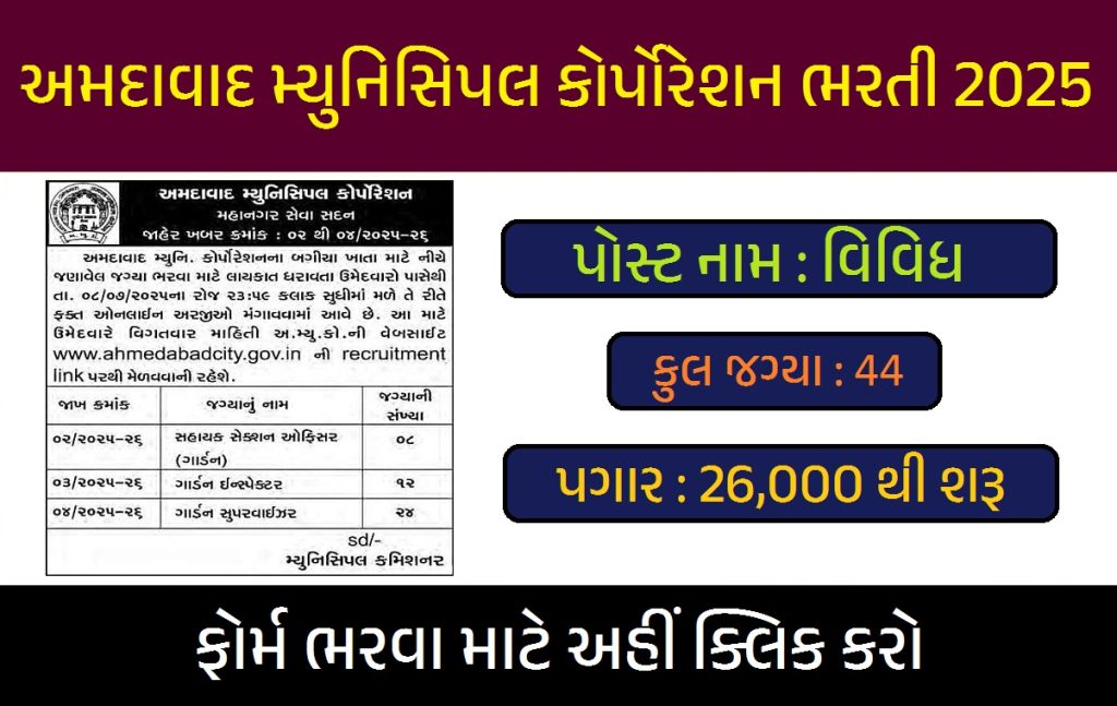 AMC Recruitment 2025