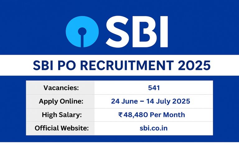 SBI PO Recruitment 2025