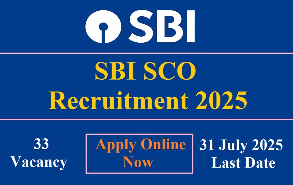 SBI SCO Recruitment 2025
