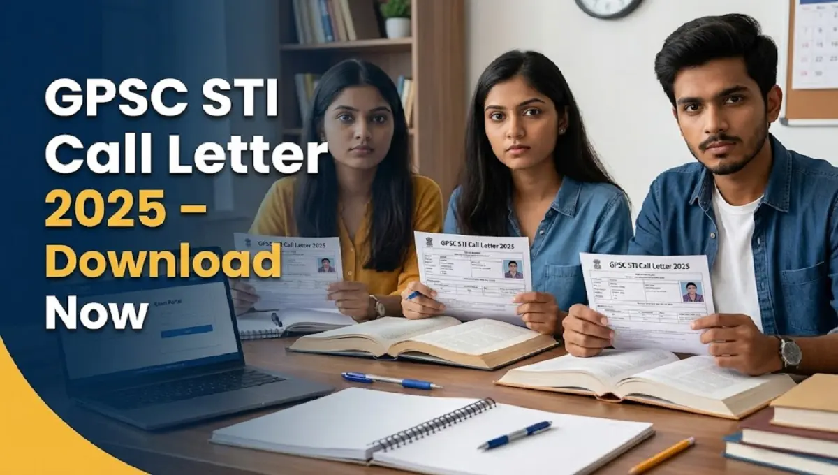 GPSC STI Call Letter 2025