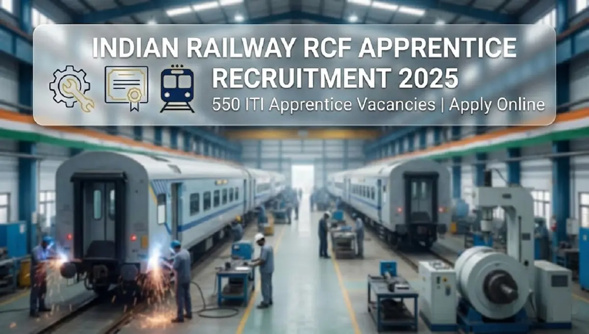 Indian Railway RCF Apprentice Recruitment 2025