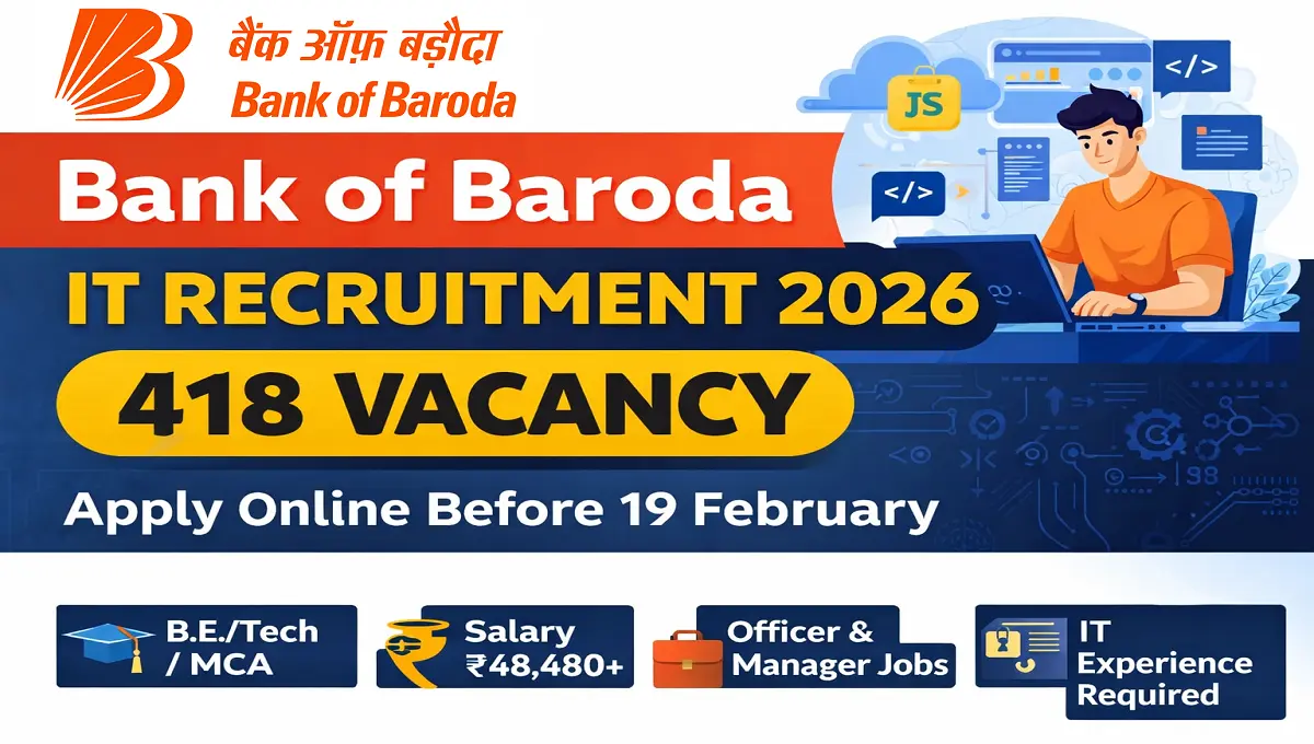 Bank of Baroda IT Recruitment 2026