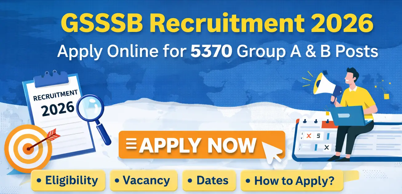 GSSSB Recruitment 2026