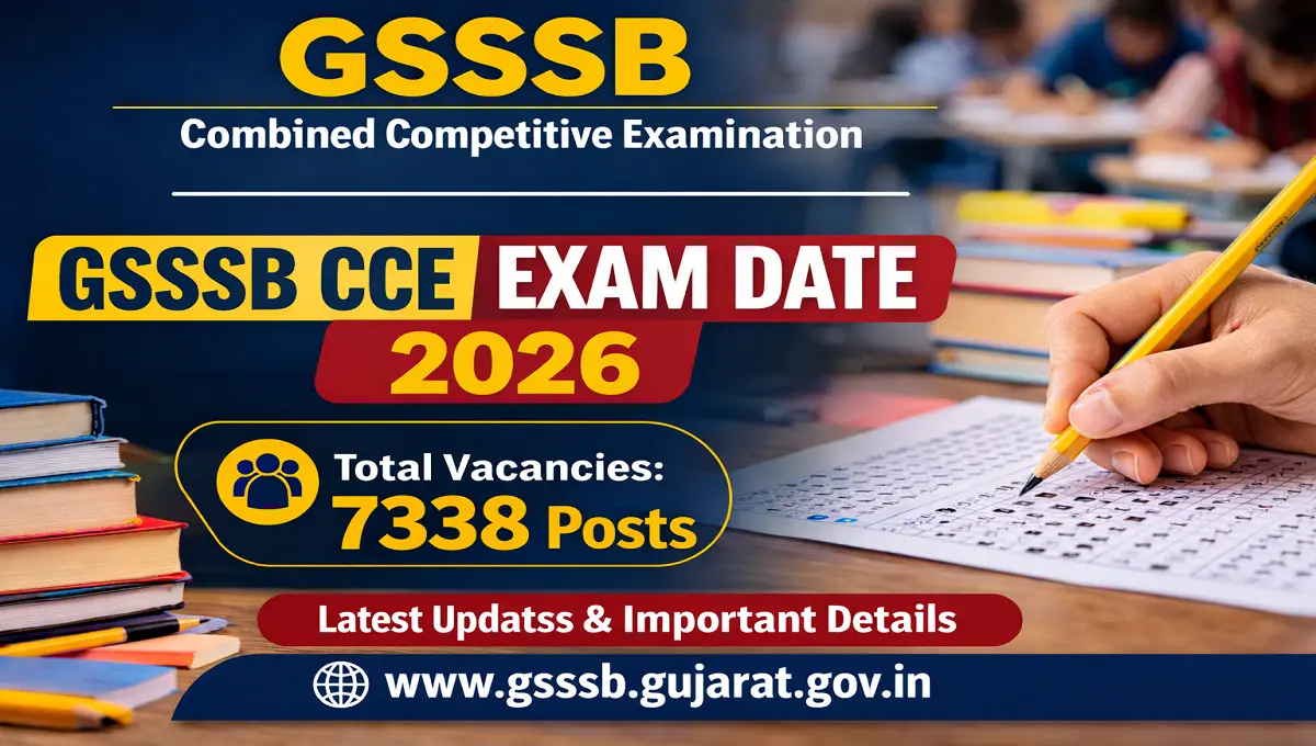 GSSSB CCE Exam Date 2026
