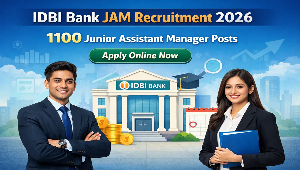 IDBI Bank JAM Recruitment 2026