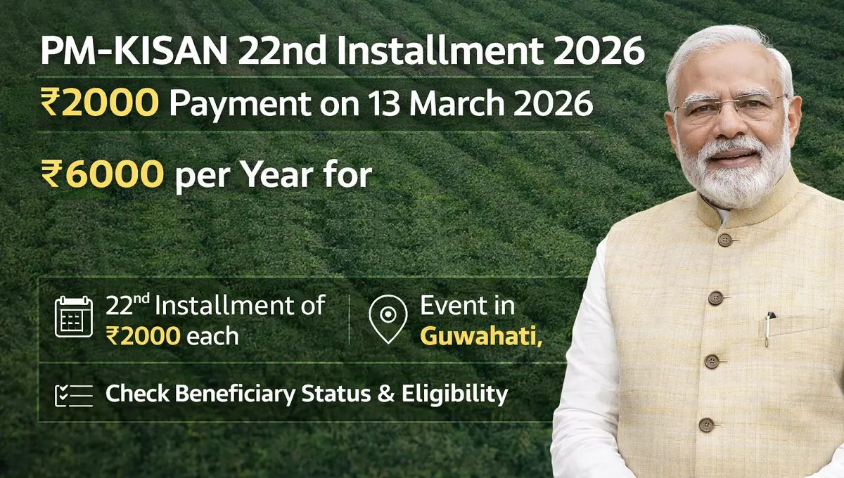 PM KISAN 22nd Installment 2026