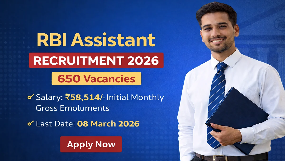 RBI Assistant Recruitment 2026