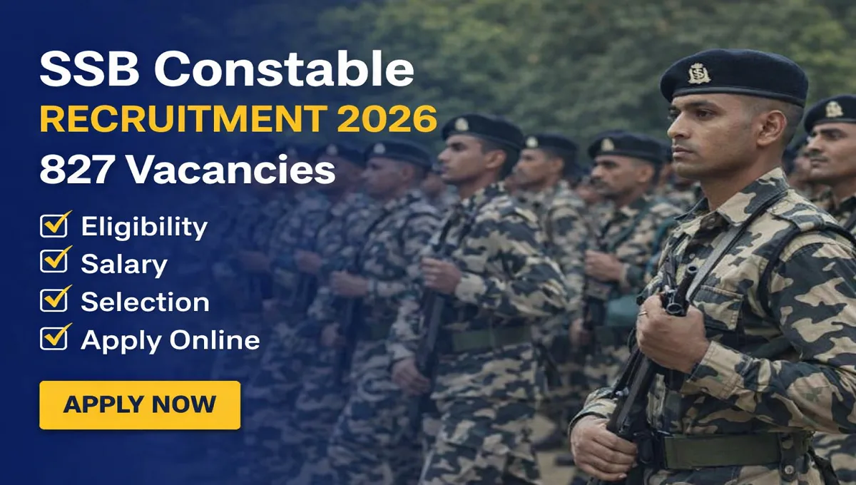 SSB Constable Recruitment 2026