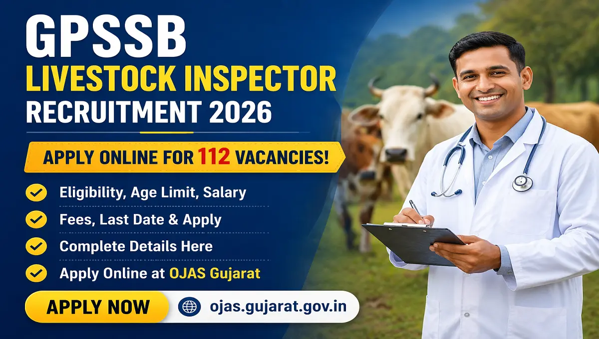 GPSSB Livestock Inspector Recruitment 2026