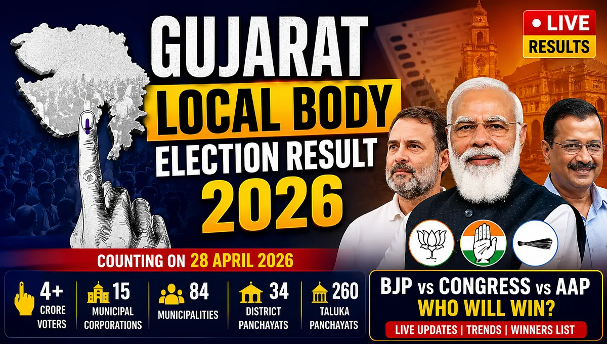 Gujarat Local Body Election Result 2026