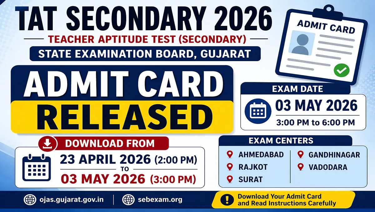 TAT Secondary Call Letter 2026