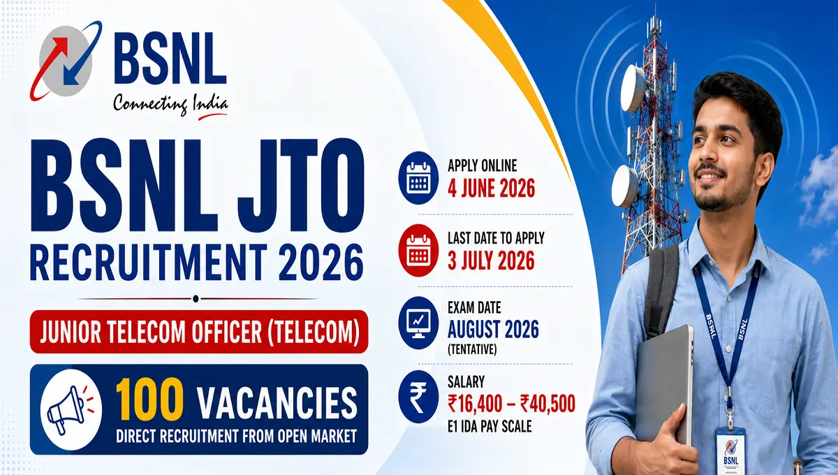 BSNL JTO Recruitment 2026