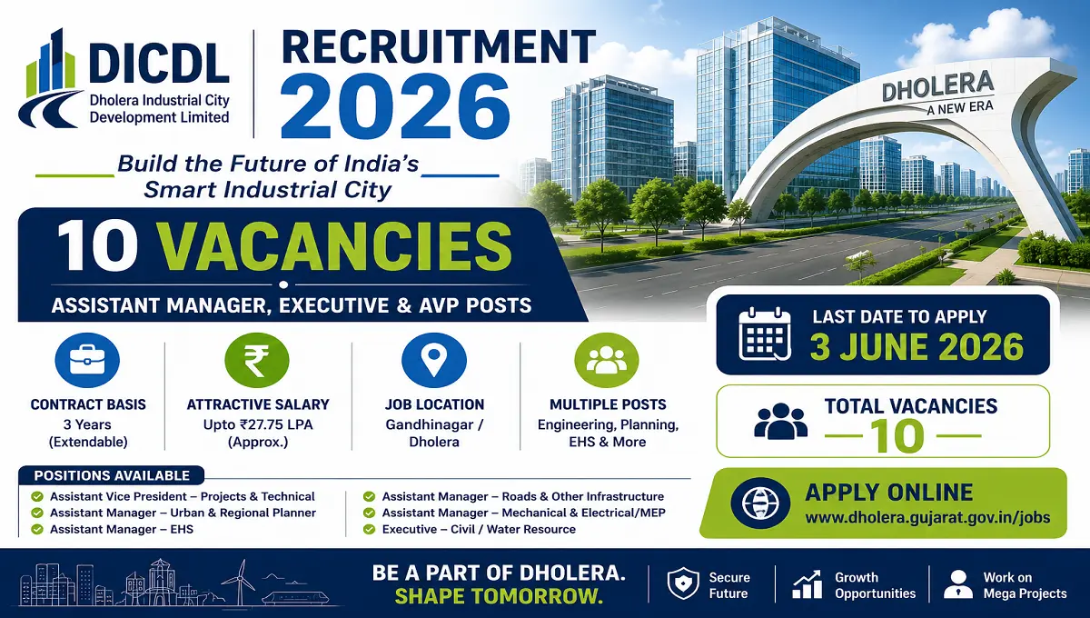 DICDL Recruitment 2026
