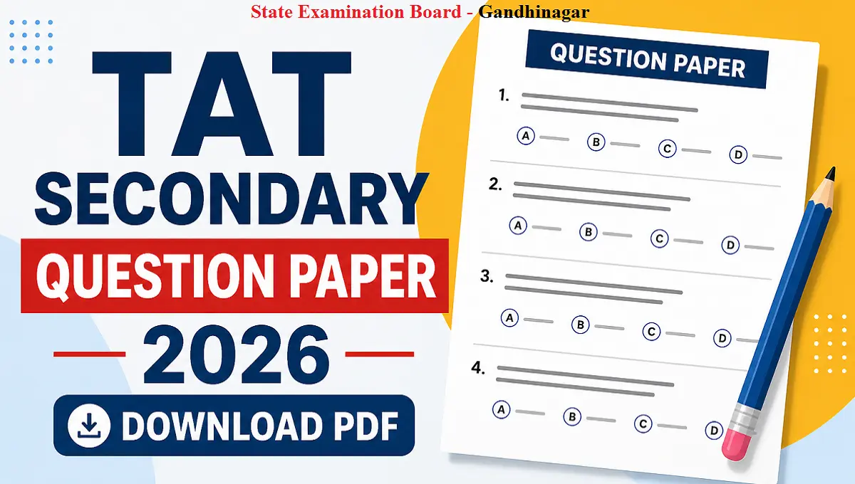 TAT Secondary Question Paper 2026