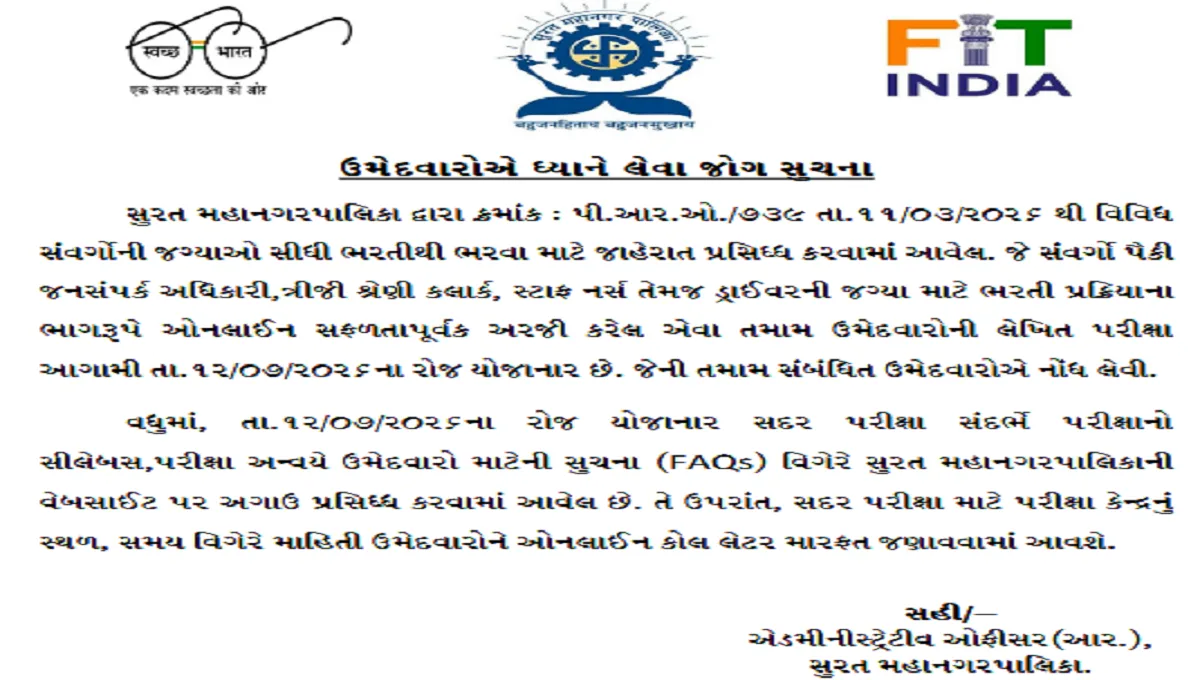 SMC Exam Date 2026