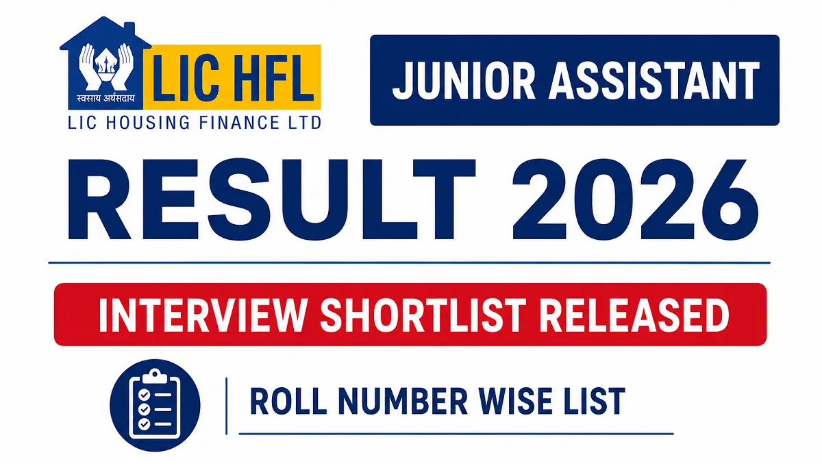LIC HFL Junior Assistant Result 2026