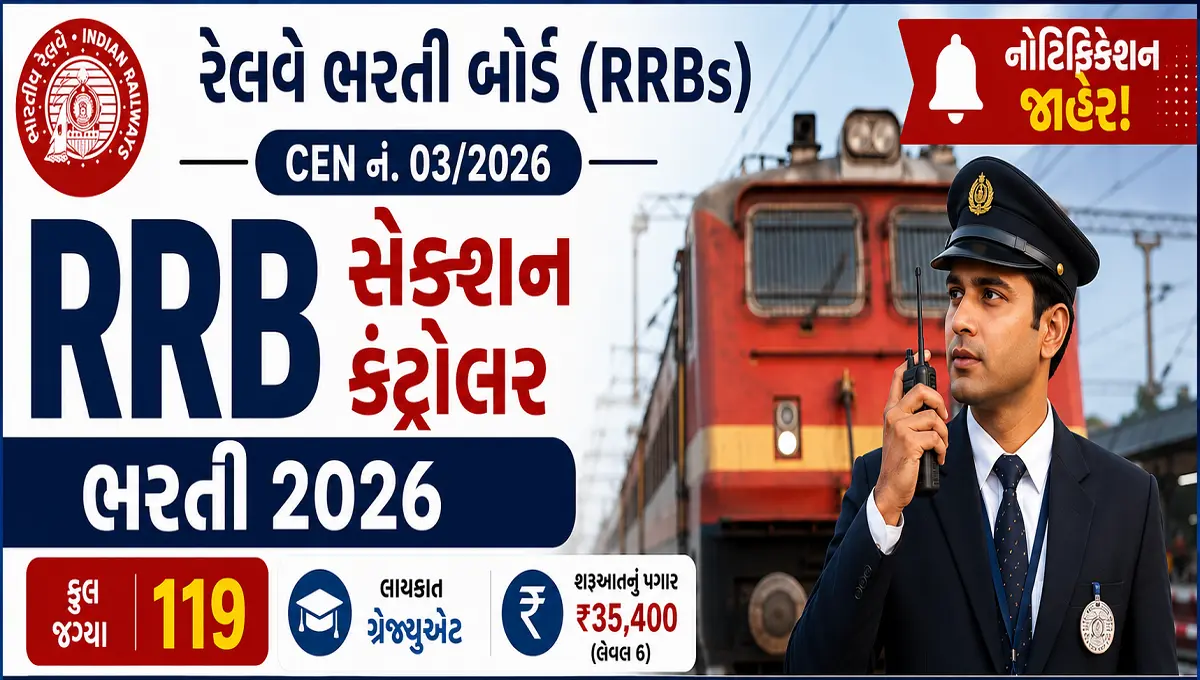 RRB Section Controller Recruitment 2026