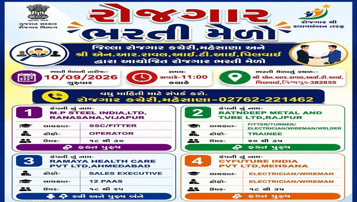Mehsana Job Fair 2026