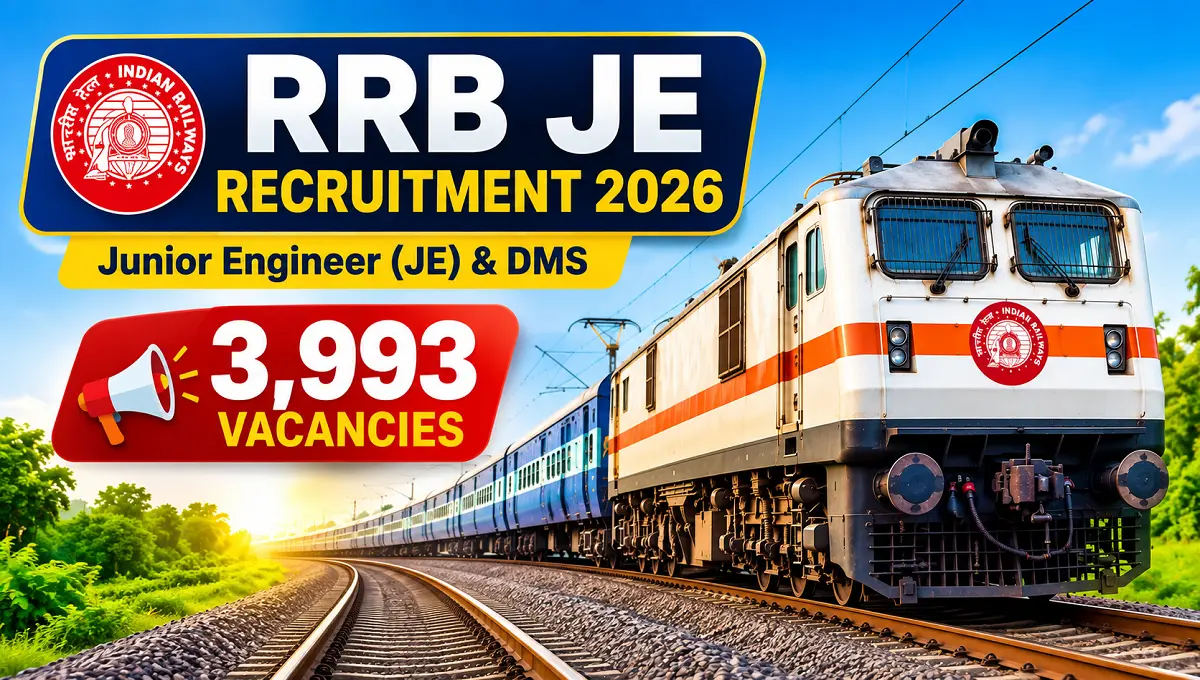 RRB JE Recruitment 2026