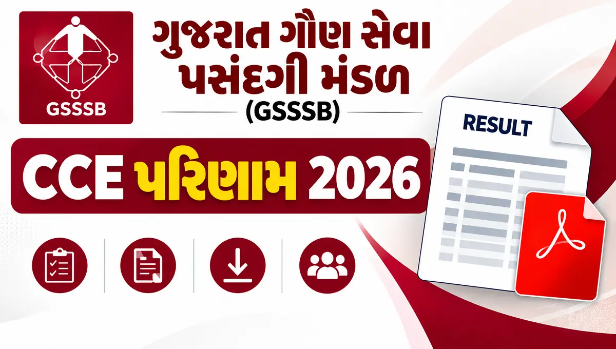 GSSSB CCE Result 2026