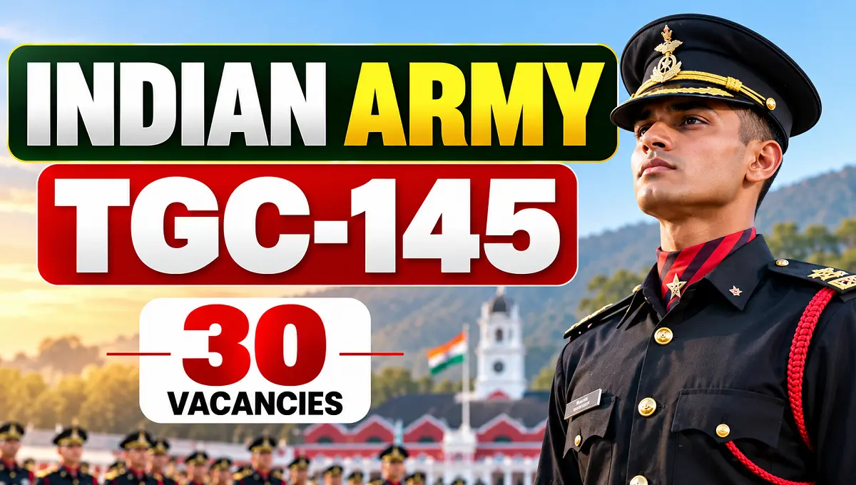 Indian Army TGC 145 Recruitment 2026